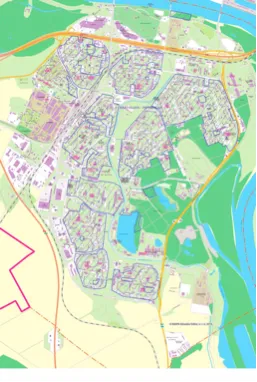 Mapa zóny bez pesticídov – Bratislava – Petržalka